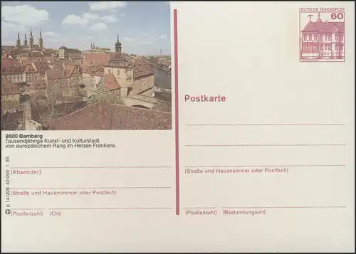 P138-p14/208 8600 Bamberg/Regnitz, Stadtkern **