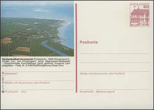 P138-q1/001 - 2949 Wangerland, district d'Horumersiel **