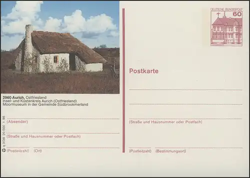 P138-q3/038 2960 Aurich/Südbrookmerland, Moormuseum **