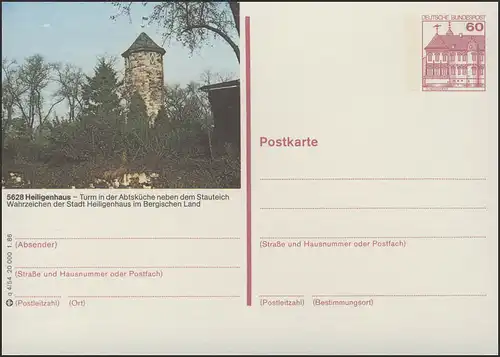 P138-q4/054 - 5628 Heiligenhaus, Turm der Abtsküche **