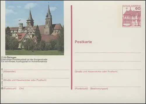 P138-q4/060 7110 Öhringen, Stiftskirche **