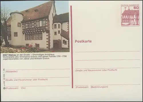 P138-q4/062 6497 Steinau an der Straße, Amtshaus **