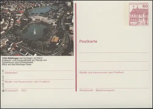 P138-q5/066 7030 Boeblingen, Lacs de Bobellinger **