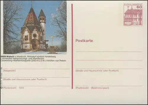 P138-q5/071 6909 Malsch/Wiesloch, chapelle de pèlerinage **