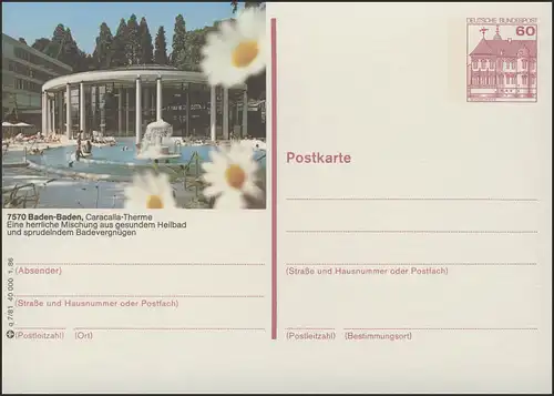 P138-q7/081 - 7570 Baden-Baden, Caracalla-Therme **