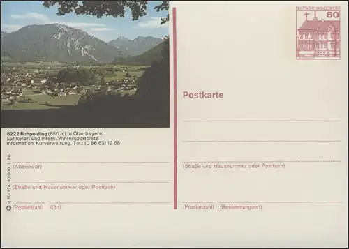 P138-q10/124 8222 Ruhpolding / Oberbayern, Teilansicht **