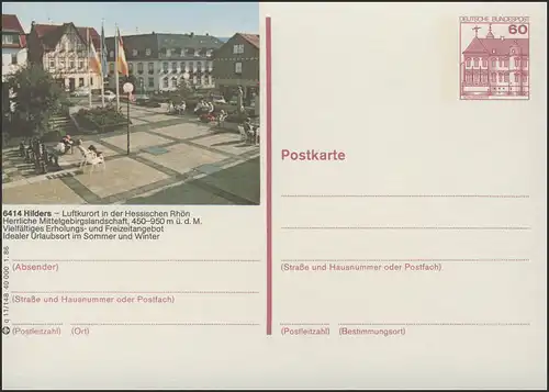 P138-q11/148 6414 Hilders, Marktplatz **