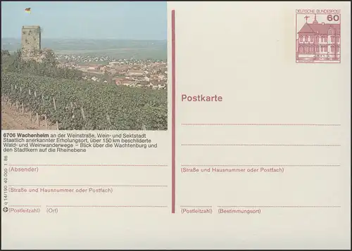P138-q14/190 6706 Wachenheim, Wachtenburg **