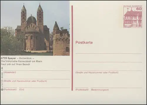 P138-q14/193 6720 Speyer, Kaiserdom ** 
