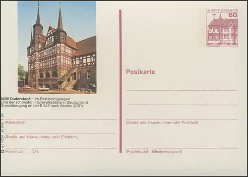 P138-q14/201 3408 Duderstadt, Fachwerkbauten **