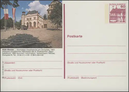 P138-r2/030 6330 Wetzlar, Ancien garde principal **