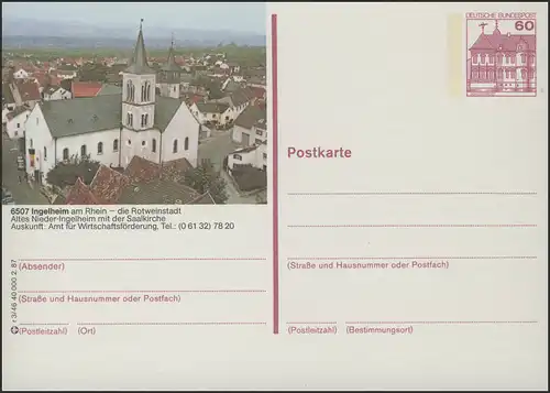 P138-r3/046 6507 Ingelheim, Saalkirche **