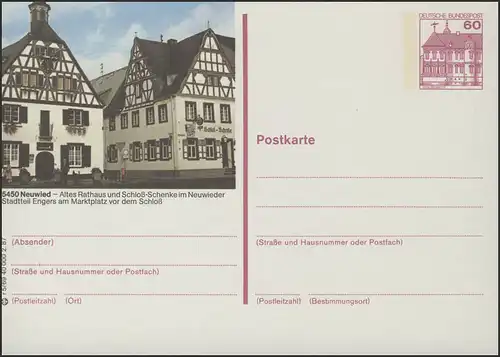 P138-r5/069 5450 Neuwied, Altes Rathaus ** 