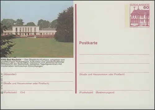 P138-r5/076 6350 Bad Nauheim, Staatliches Kurhaus **