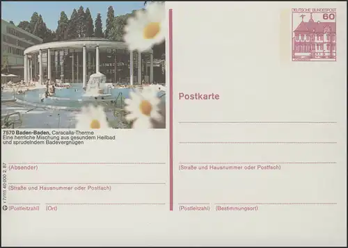 P138-r7/111 7570 Baden-Baden, Caracalla-Therme **