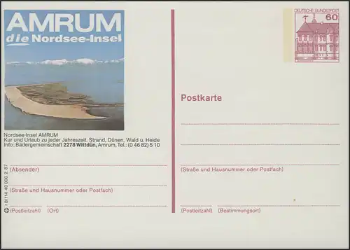 P138-r8/114 2278 Wittdun, Airfassung île d'Amrum **