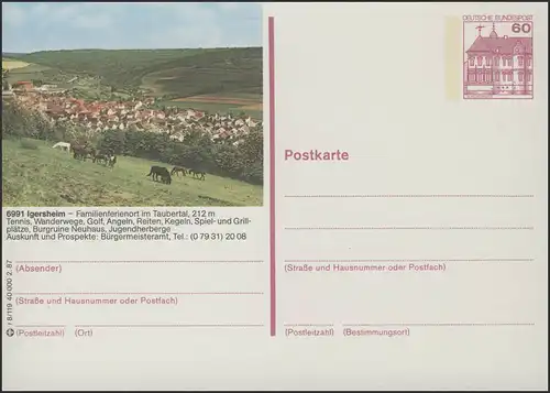 P138-r8/119 6991 Igersheim, Panorama **