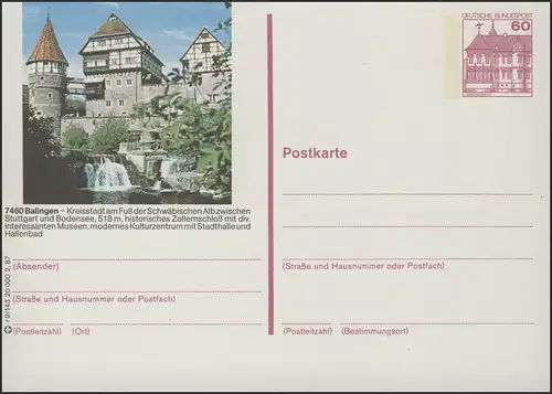 P138-r9/143 7460 Balingen, Zöllern