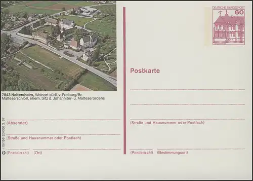 P138-r10/156 7843 Heitersheim, Malteserschloß **