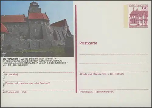 P138-r11/169 - 6127 Breuberg, Burg **