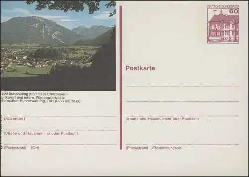 P138-s1/004 8222 Ruhpolding, Teilansicht **