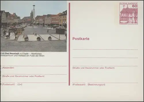 P138-s1/006 8740 Bad Neustadt, Marktplatz **