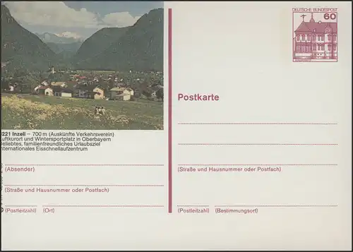 P138-s1/007 8221 Inzell, Teilansicht **