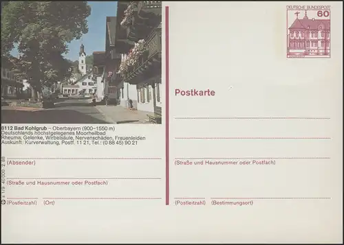 P138-s1/009 8112 Bad Kohlgrub, Dorfstraße ** 