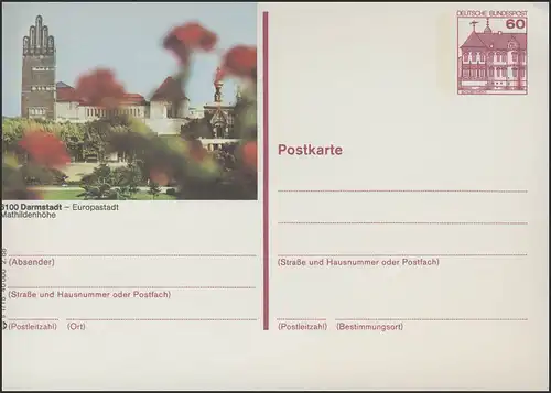 P138-s1/015 6100 Darmstadt, Mathildenhöhe **