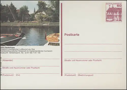 P138-s1/016 2852 Bederkesa, Uferpromenade ** 