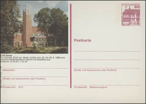 P138-s2/023 2730 Zeven, Rathaus ** 