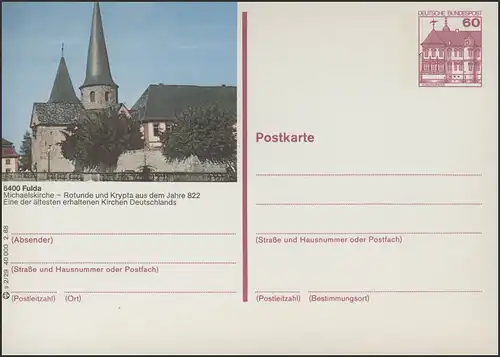 P138-s2/029 6400 Fulda, Église du Micaël **