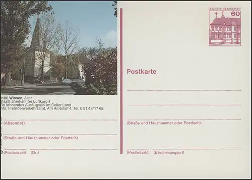 P138-s3/039 3108 Winsen, quartier avec église **