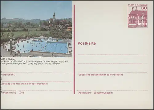 P138-s3/043 8493 Kötzting, Wellenfreibad **