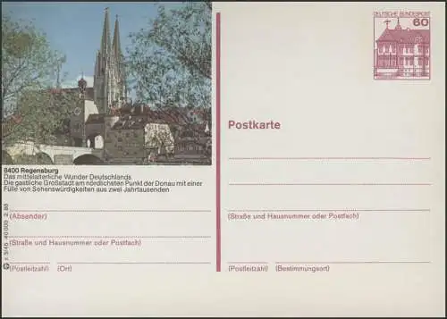 P138-s3/045 8400 Ratisbonne, pont de pierre **