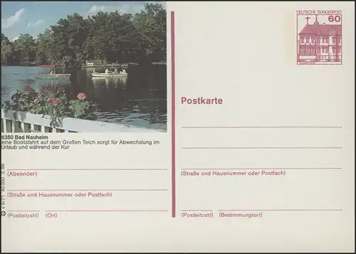 P138-s5/071 6350 Bad Nauheim, Grand étang **