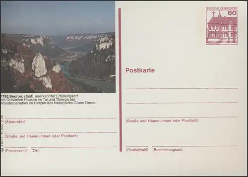 P138-s6/091 7792 Beuron, Haut-Val du Danube **