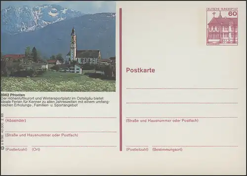 P138-s6/096 8962 Pfronten, Teilansicht **