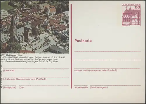 P138-s9/137 4532 Mettingen, Ortsansicht ** 