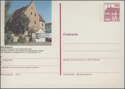 P138-s9/142 6908 Wiesloch, Historische Freihof **