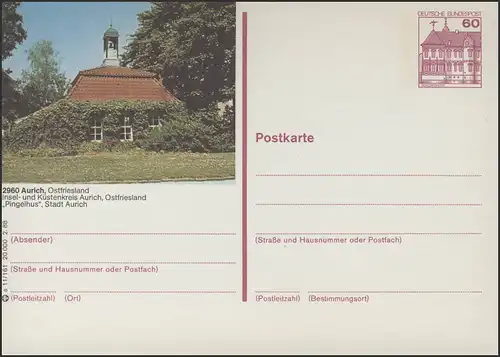 P138-s11/161 2960 Aurich, Pingelhus **