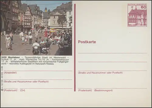 P138-s12/180 5430 Montabaur, zone piétonne **