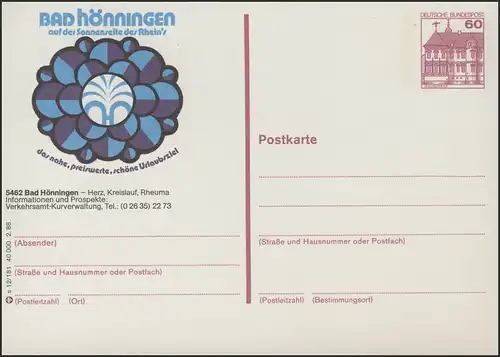 P138-s12/181 5462 Bad Hönningen, Emblem mit Text **