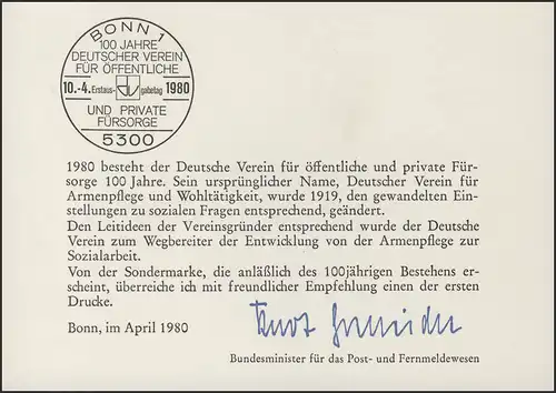MinKa 09/1980 Dt. Verein für öffentl. u. private Fürsorge