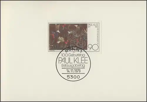 MinKa 24/1979 Paul Klee, Maler