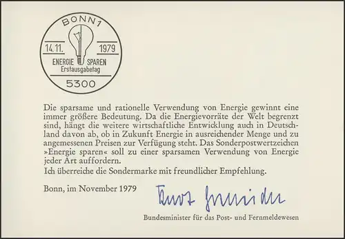 MinKa 26/1979 Energie sparen