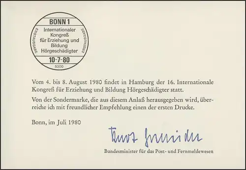 MinKa 15/1980 Hörgeschädigte