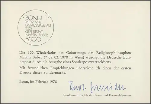 MinKa 05/1978 Martin Buber, Sozialphilosoph