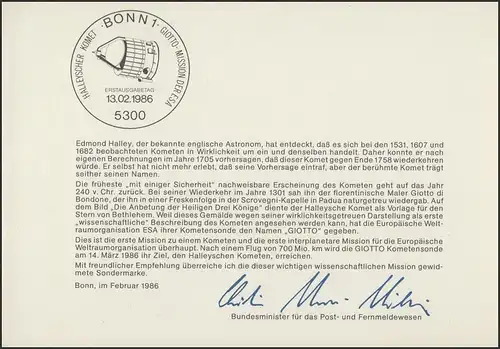 MinKa 05/1986 Comète de Halley, ESA