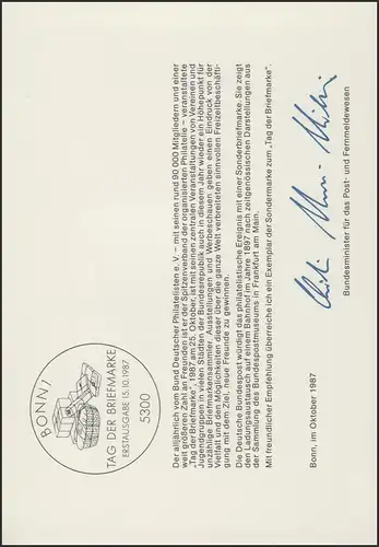 MinKa 23/1987 Jour du timbre